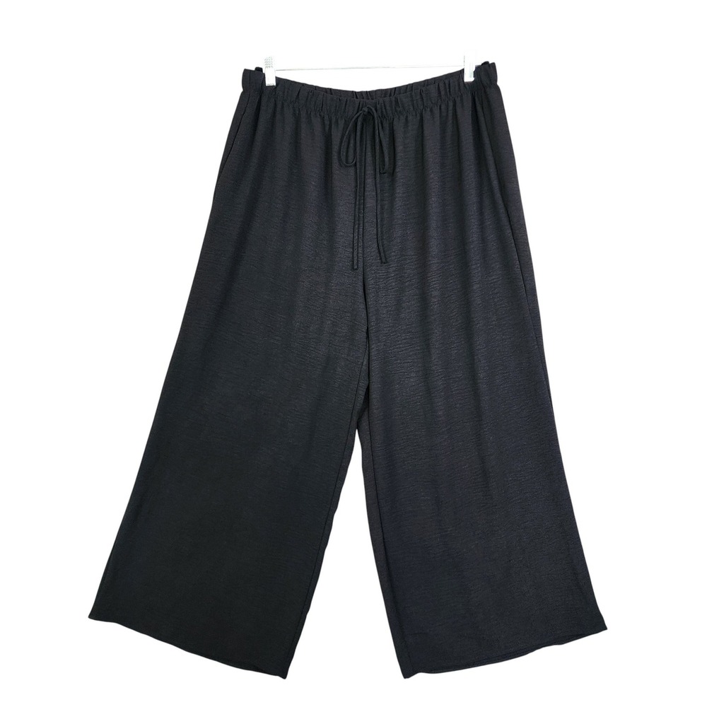ARULA Black Wide Leg Pants